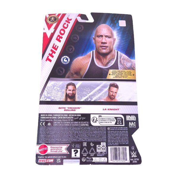 WWE The Rock 6 inch Action Figure Top Picks Main Event Series Wrestling New - Picture 2 of 5